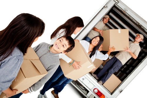 Removal team helping with a home move in Kingstonuponthames