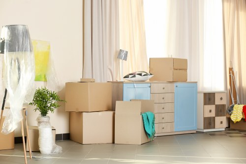 Removal team preparing a home move in Kingstonuponthames