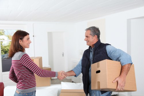Packing and loading support for a Kingston upon Thames removals job