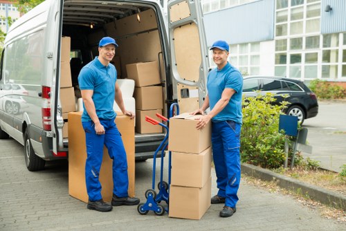 Furniture being moved carefully from a Kingstonuponthames property